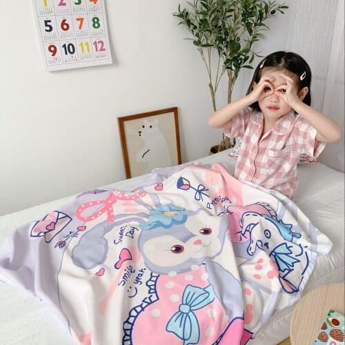 Disney Duffy StellaLou Blankets Cartoon Dumbo Blanket Throw Daisy Duck Stitch Boys Girls Bed Sofa Couch Kids Children Baby Gift