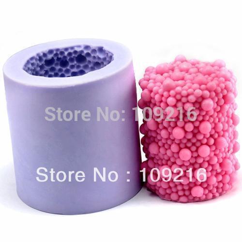 Wholesale!!!New 3D Small Bubbles (LZ0083) Silicone Handmade Candle Mold Crafts DIY Mold