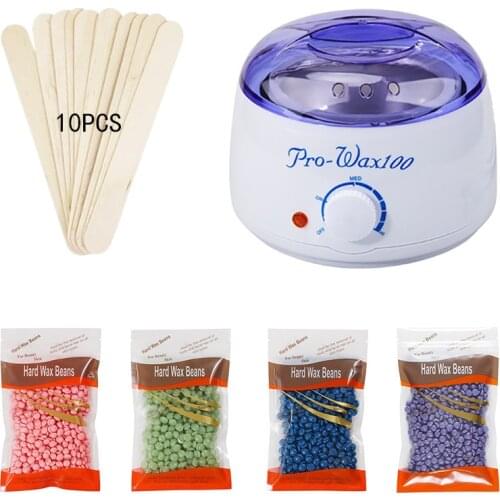 Portable Hair Removal Wax warmer Machine Heater Hair-Removal Waxing Kit Epilator Electric Wax-melt Heating Cera Depilatori LL03