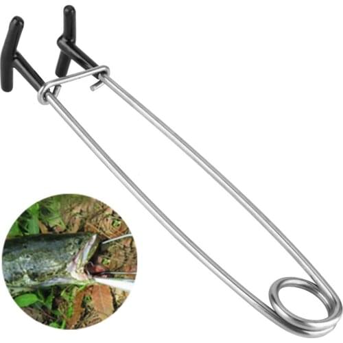 Portable Stainless Steel Fish Mouth Spreader Piler Opener Lip Gripper Tackle Tools