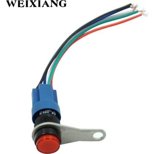 Motorcycle Handle Switches Horn Turn Signal Headlight Fog Light Electric Start Handlebar Controller Switch With Wire Harness