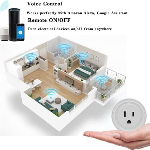 US Standard Zigbee Smart Plug, Smart Outlet Suitable for Echo Plus Hub, Philips Hue, SmartThings, Google Home (Hub Required 3.0)