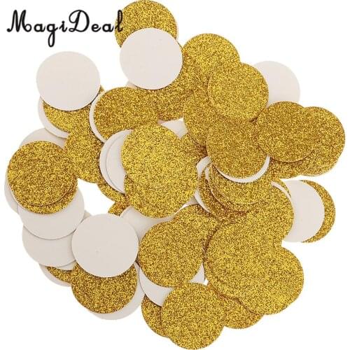 100 Pieces Glitter Paper Table Confetti Wedding Birthday Engagement Sparkle Scatter Sprinkles Throwing Decor DIY Crafts