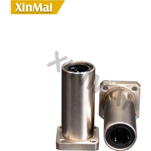 2pcs/lot free shipping LMK8LUU LMK10LUU LMK12LUU square flange linear bearing 8mm square flange linear motion bearing cnc parts