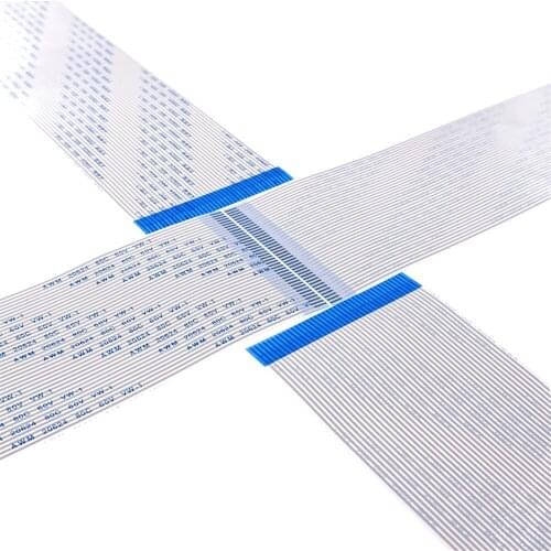 5 PCS FPC Flat Flexible Cable FFC Jumper Pitch 1.25 mm Spacing 40 Pin Reverse Contact Side Opposite Type B 100 200 mm Tin Plated