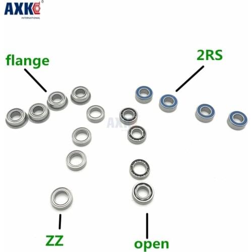 Axk Free Shipping 10 Pcs Mr106zz Abec-5 6x10x3 Mm Deep Groove Ball Bearings Mr106 / L-1060 Zz
