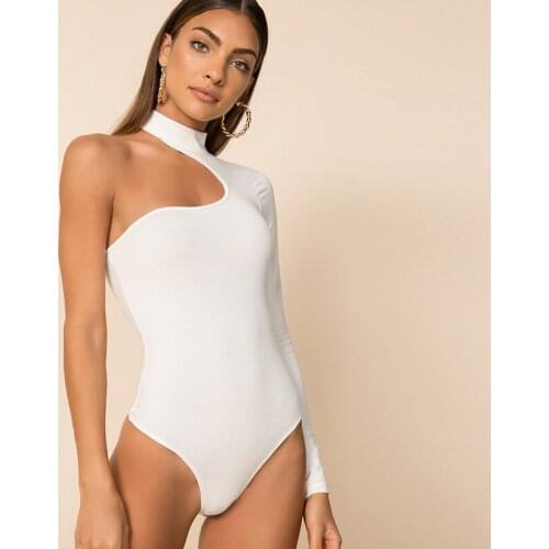 CNYISHE Open Back Bodysuit