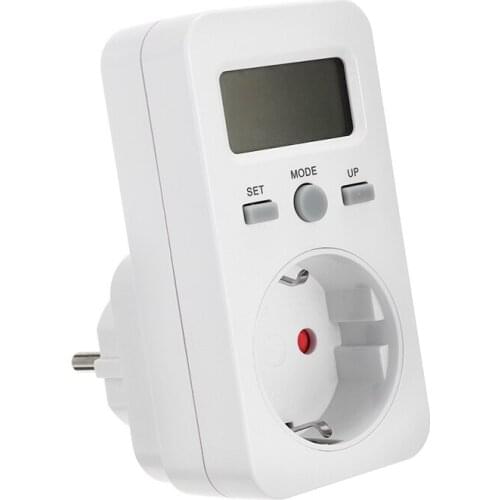 EU Meter Electricity Monitoring Electricity Voltage Power Metering Socket Electric Wattmeter Energy Consumption Monitor
