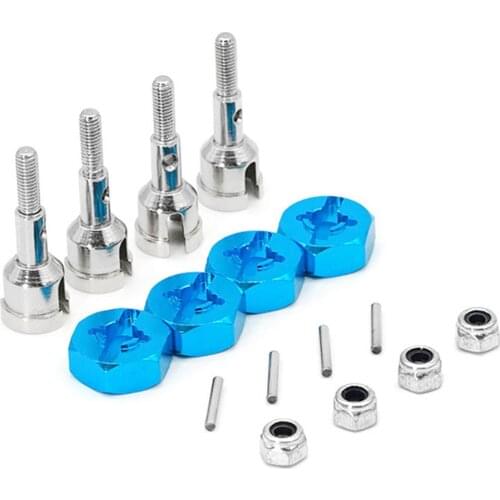 Metal Wheel Axle Coupler Modification Kit for 1/10 A949-A A949-B A959-A A959-B A969-A A969-B A979-A K929-B RC Car Upgrade Parts