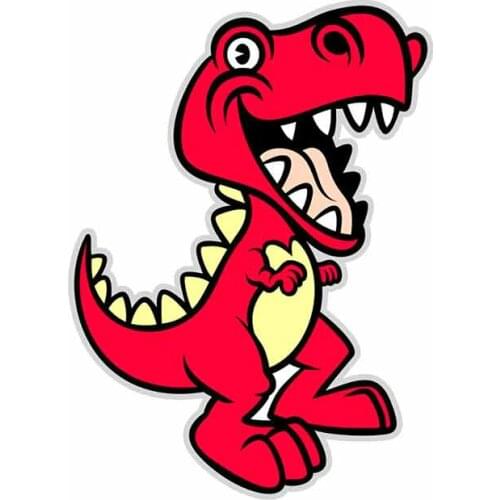 Cute Cartoon Dinosaur Car-Sticker Automobiles Motorcycles Window Bumper Laptop Vinyl Decal PVC Decorative Good Apply To Car Door