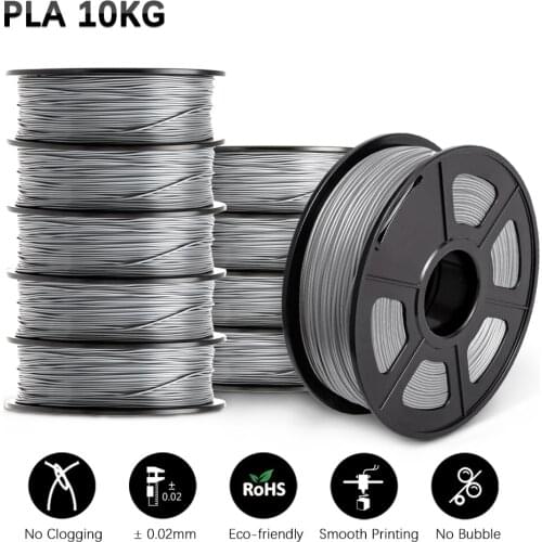 PLA 3D Filament 3D Printer 1.75MM 10 Rolls / Set Refills Bendable Non-Toxic Fast Shipping Printer Handles DIY Gift