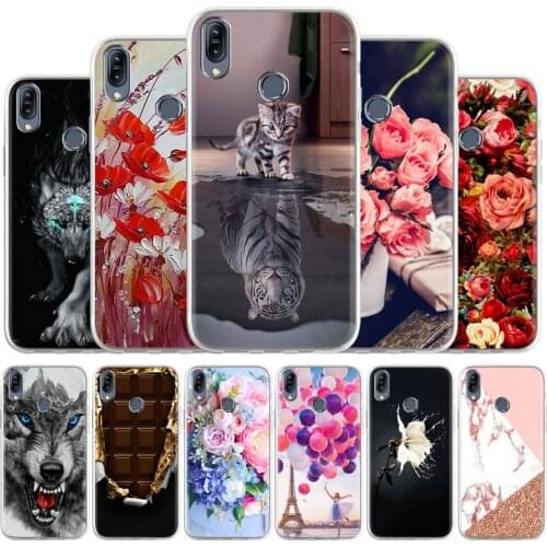 For Asus Zenfone Max Pro M1 M2 Case Silicone ZB601KL ZB631KL ZB555KL ZB633KL Shot ZB634KL ZC550KL Cover Case Soft TPU Capa Funda