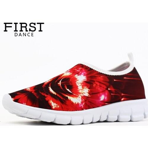 First Dance Girls Loafers Shoes Woman Customized 3D Printed Students Flats Casual Shoes Women Leisure Shoes Spring Chaussure