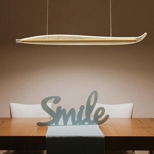 Living Room Decoration LED Pendant Light Home Fixture Lustre Indoor Hanging Lamp Black&Gold Loft Luminaire Chandeliers Kitchen