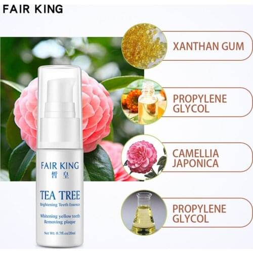 Tea Tree Tooth Powder- Botanically Clean, Teeth-Whitening, Breath Oral Hygiene Serum Plaque Cleaning Removes Tool Kits 20ml l