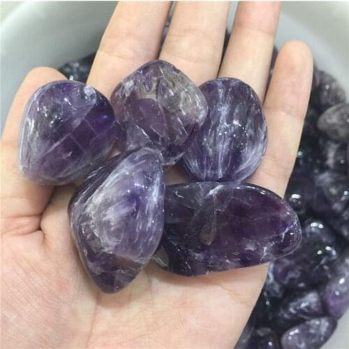 5pcs natural stones and minerals dream amethyst quartz crystal healing crystals tumbled stone polished gemstone home decoration