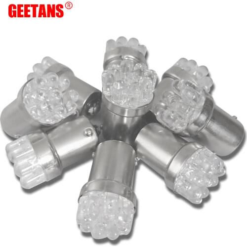 Geentans 10Pcs T10 1156 COB 9SMD Auto Brake Light Led Bulbs Rear Turn Signal Led Lamp Parking 12v BB