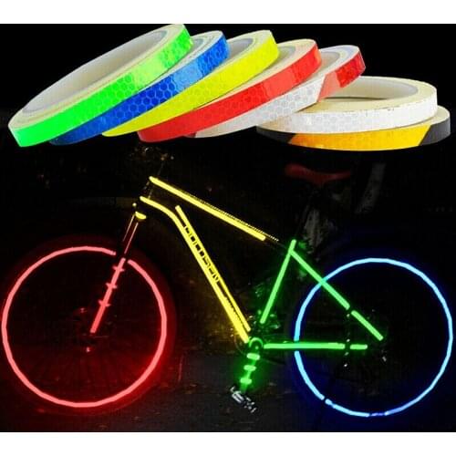 Bicycle Bike Car Motorcycle Reflective Stickers Night Riding Safety Tape
