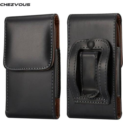 PU Leather Pouch Belt Clip Case Holster for Apple iPhone 7 7 Plus Phone Bag Case for Samsung Note 7 Black Color Wallet Hot XCZ12
