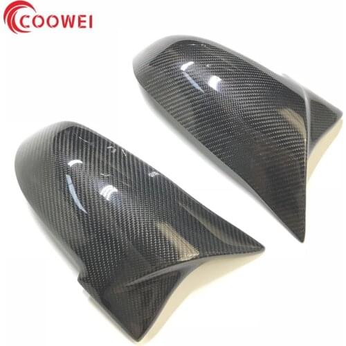 For BMW F20 F21 F22 F23 F30 F31 F32 F33 F36 M3 M4 Look Carbon Fiber Mirror Cover