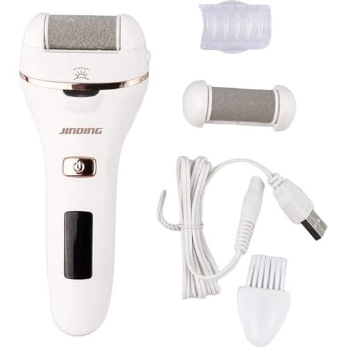 Electronic Callous Remover Foot Gringding Machine Foot File Foot Spa Pedicure Tool Advance 2 Speed, 2 Roller Heads, Rechargable