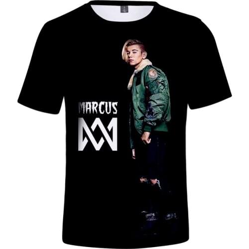 Marcus And Martinus 3d print t shirt men women cotton short sleeve tshirt t-shirt Awesome music fashion t shirts tops plus size