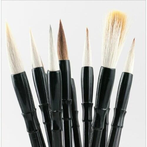 Chinese Brush Pen Caligrafia 3pcs/set Multiple Hair Calligraphy Brush Chinese White Clouds Painting Brush Pen Set Tinta China