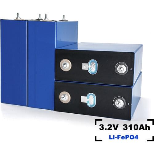 3.2V 310Ah Lifepo4 Rehchargeable Battery Deep Cycle High Power Cell For EV RV Off-grid Power Golf Cart EU Tax Free