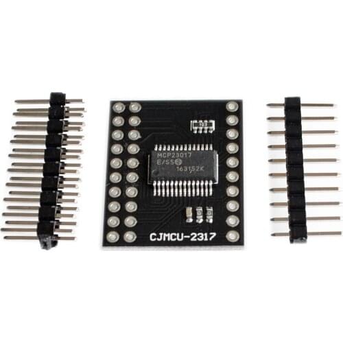MCP23017 Serial Interface Module IIC I2C SPI MCP23S17 Bidirectional 16-Bit I/O Expander Pins 10Mhz Serial Interface Module