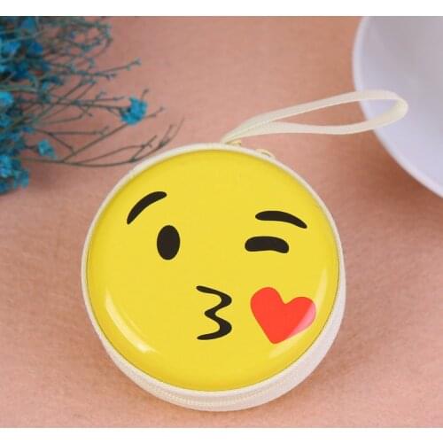Mini zipper earphone storage bag, metal earplug box, USB data cable storage box, coin purse, childrens gift coin storage bag