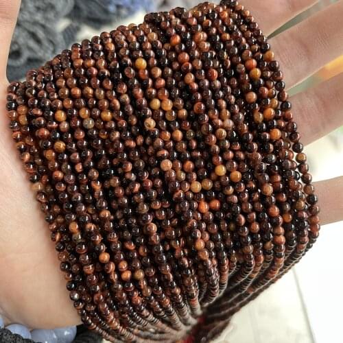 3mm Natural Stone Lapis Tiger Eye Agate Rhodonite Quartz Amazonite Unakite Howlite Labradorite Moonstone Garnet Rutile Jade