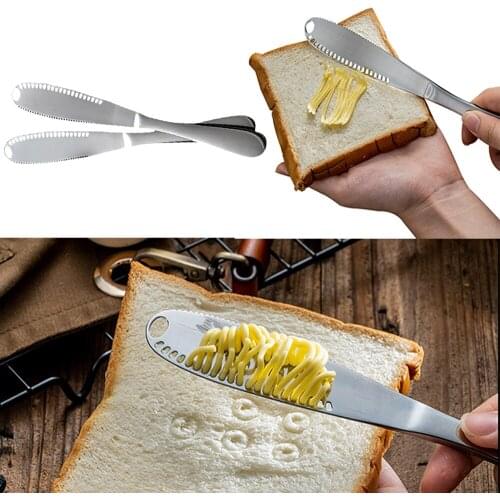 Butter Knife Cheese Jam Spreaders 304 Stainless Steel 3-In-1 for Cutting Cream Utensils Dessert Toast For Breakfast Tool