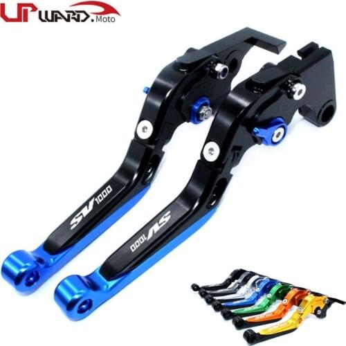 For SUZUKI SV1000 SV 1000S SV 1000 S SV1000 S 2003-2007 Motorcycle CNC Adjustable Folding Extendable Brake Clutch Levers