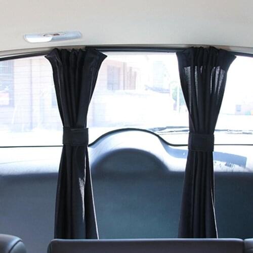 Car Sunshade Window Shield Sliding Curtain UV Protector Sun Shade Visor Kit Auto Sunshade Summer Protection Tool Car Accessories