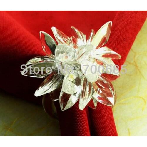 Beaded wedding napkin ring, napkin holder, decoration napkin ring holiday decoration napkin ring