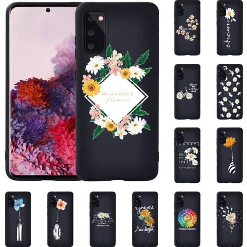 Phone Ultra Case for Samsung S8 S9 S10/S10 Plus Samsung S20/S20 Plus Daisy Pattern Soft TPU Silicone Luxury Back Cover
