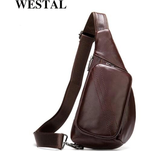 WESTAL Men's Leather Bags