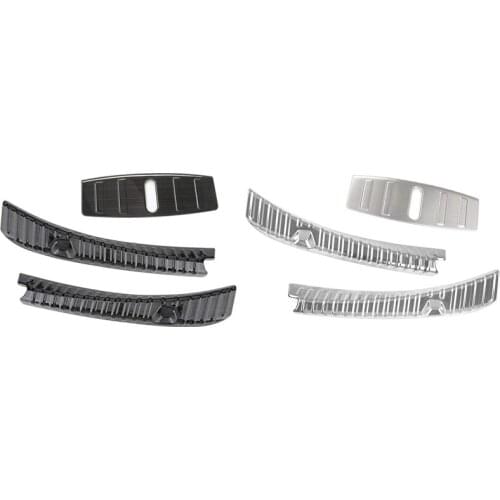 Rear Trunk Bumper Frunk Bumper Protector Guard Stainless Steel for Tesla Model 3(2Pcs)