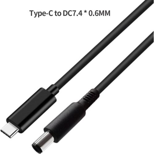 Laptop PD Charging Cable USB 3.1 TYPE-C Male to DC Male 65W Fast Charger Jack Adapter 1.5M Decoy Trigger for DELL HP Acer PC New