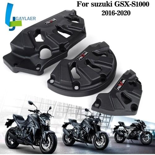 Motorcycle Engine Protective Cover Guard Crash Pad for Suzuki GSX-S1000/F 2016 2017 2018 2019 2020