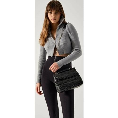 Women Quilted Print Crossbody Bag Pastelya Leather Luxury Designer 2021 Black Handbags Shoulder Mini Canvas Small Made in Turkey