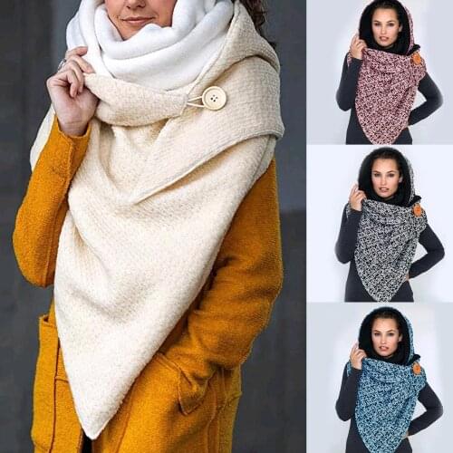 Women Winter Outdoor Thick Soft Warm Scarf Knitting Wraps Napkin Neckerchief Female Casual Scarves Soft Bufanda Shawl 2020
