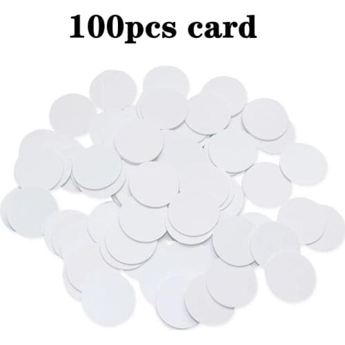 125KHz EM4305 T5577 Money Tags Copy Writable Rewritable ID RFID Ring Card Proximity Token Badge Duplicate 100Pcs 20MM