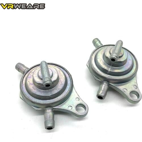 3-way inline Vacuum Fuel Petcock Motocycle Fuel Valve Scooter Fuel Cock For GY6 50 125 150 cc Scooter Moped ATV