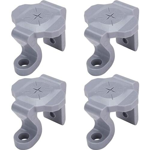 4PCS Pontoon Rail Fender Hanger Quick Adjust Boat Accessories Boat Fender Bumper Sling Hook For Jet Ski Anchor Yacht 1.0''1.25