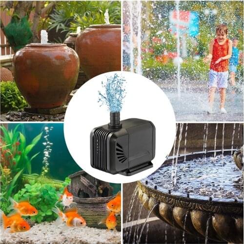 Fish Tank Submersible Pump Multi-function Air Conditioning Fan Pumping Circulation Filter Silent Fish Pond Rockery Fountain