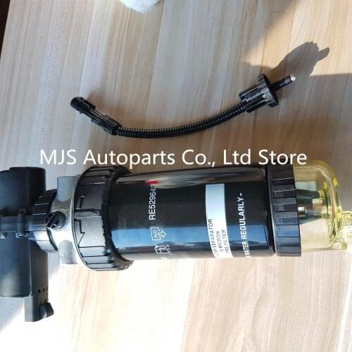 Brand New RE529643 12V Diesel Fuel Electronic Pump completely Assembly Fuel Water Separator Replacement for John Deere MANN 8162