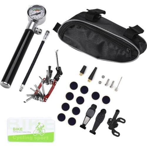 Mountain Bike Bicycle Repair Tools Cycling Repairing Kit Wrench Folding Cylinder Bicycle Repairing Tool Set ciclismo Accessories