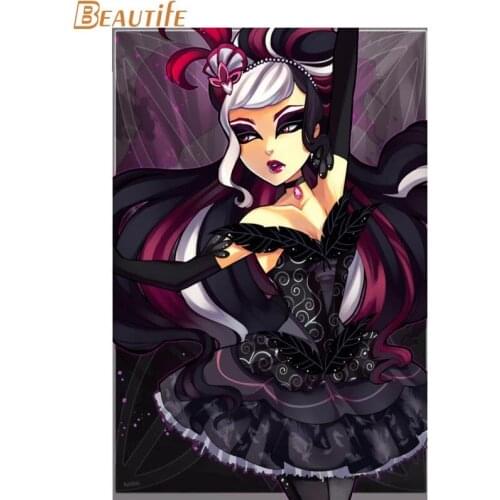 Custom Monster high Poster Cloth Silk Poster Home Decoration Wall Art Fabric Poster Print 30X45cm,40X60cm.50X75cm,60X90cm
