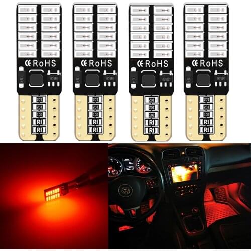 Red T10 W5W led light bulbs 168 194 LED Car Clearance Side Marker Light bulbs for City Fit Jazz Honda Civic 2006-2011 CRV CR-V